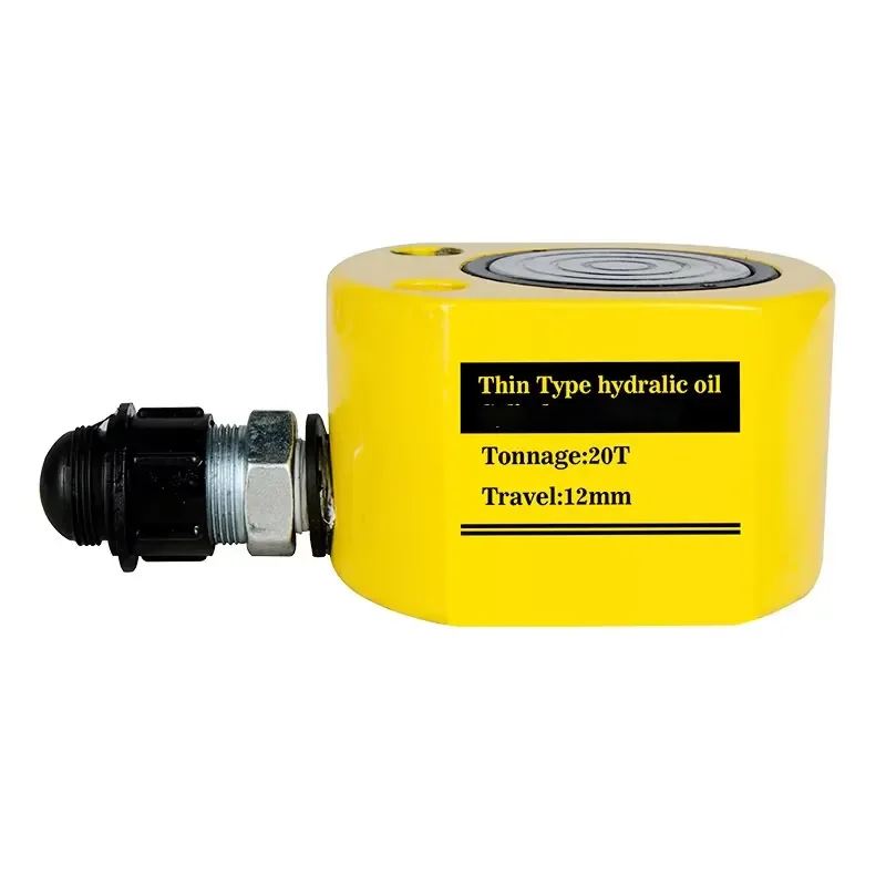 ROKTOOLS Ultra Thin Hydraulic Cylinder Jack 10T ultra-thin With Pump Ram Jack Stroke 10mm Low Profile