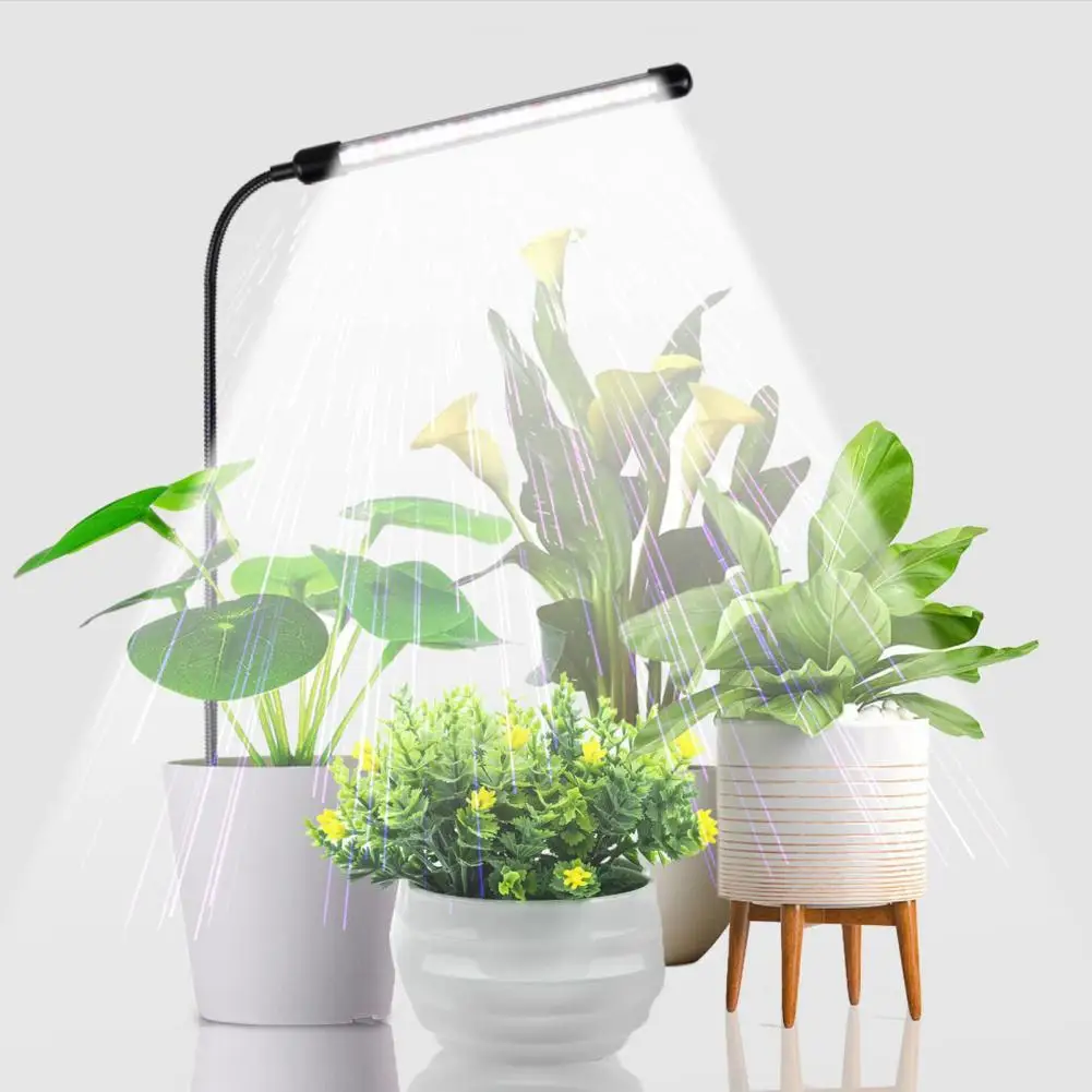 

Led Lamp High Brightness Full Spectrum Plant Grow Light with Dimmable Auto On/off Timer Gooseneck for Indoor Plants Led Light