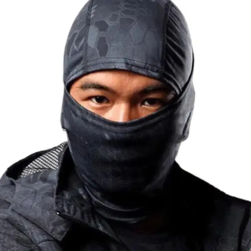 Balaclava máscara facial completa capa ciclismo caça chapéu balaclava cachecol para máscara de equitação ao ar livre proteção solar máscara de malha de secagem rápida