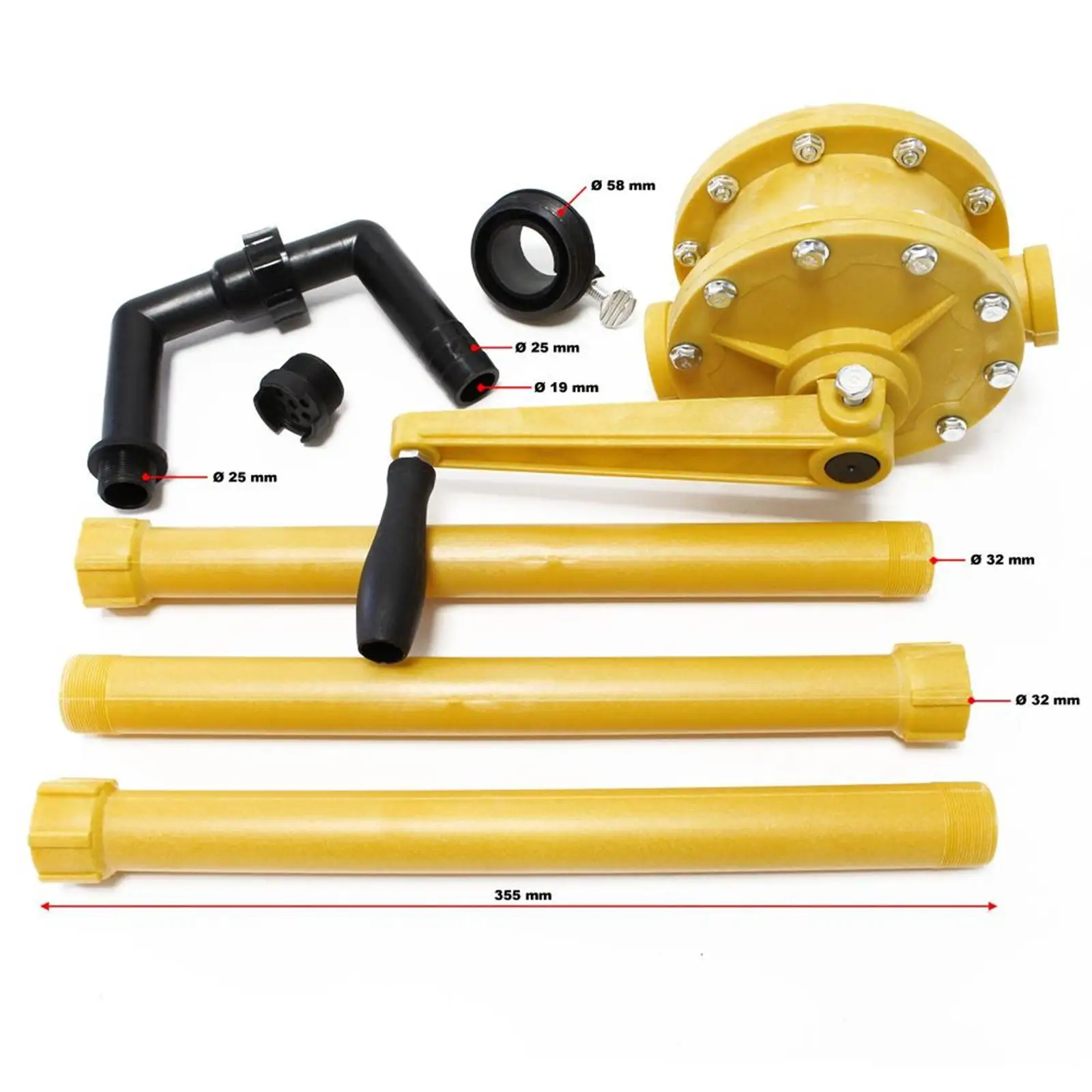 15 to 55 Gallon Drum Pump Rotary Barrel Pump for Hydraulic Fluid