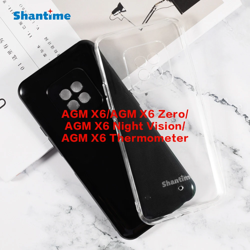 For AGM X6 Gel Pudding Silicone Phone Protective Back Shell For AGM X6 Zero AGM X6 Night Vision Soft TPU Case