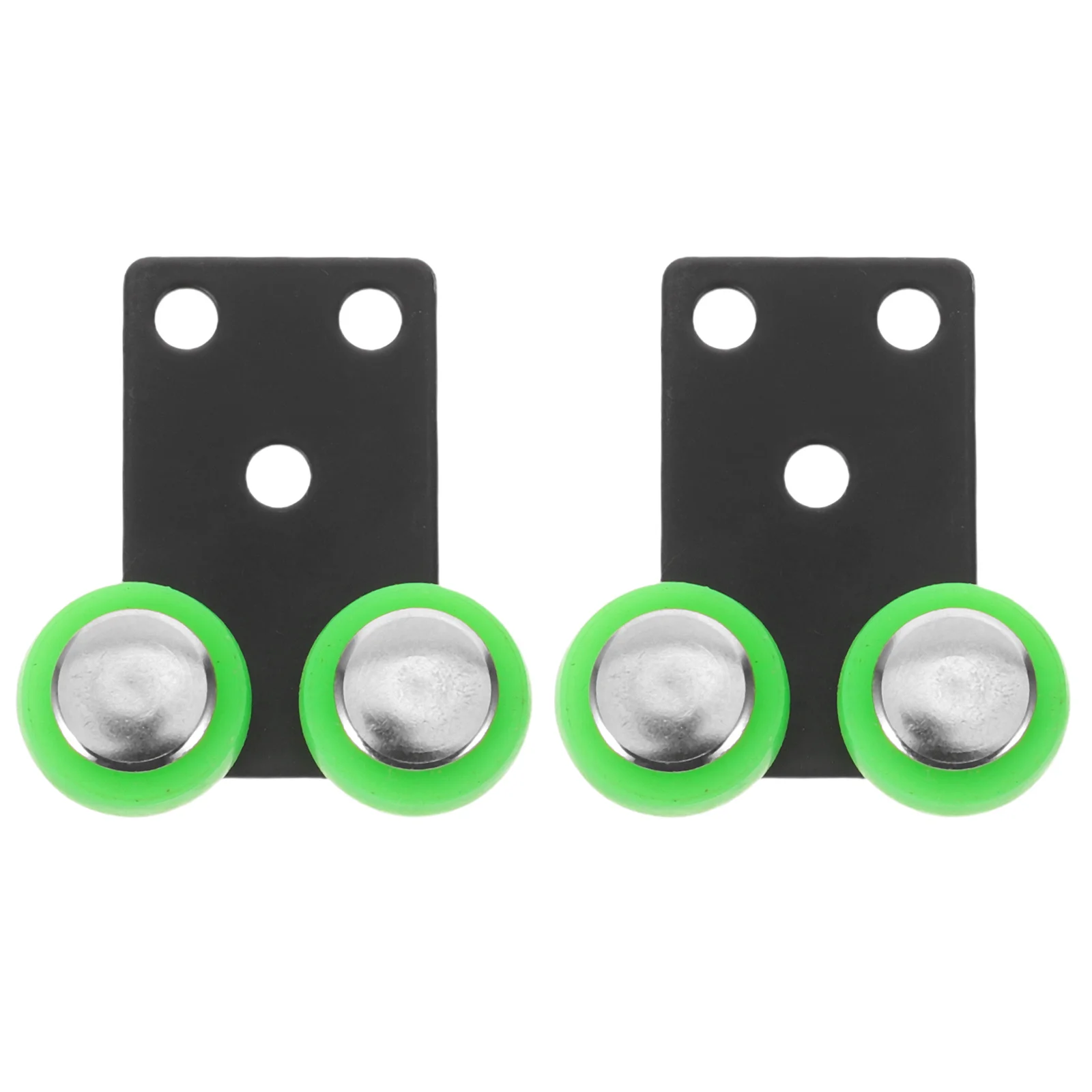 

2Pcs Sliding Wardrobe Door Wheels Heavy Duty Silent Operation Smooth Glide Replacement for Closet Cabinet Storage Systems