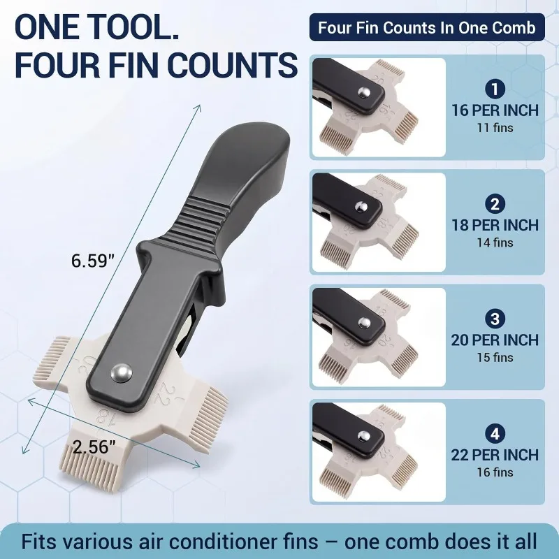 Air conditioner cooler radiator cleaning integrated design, heat sink cleaning tool