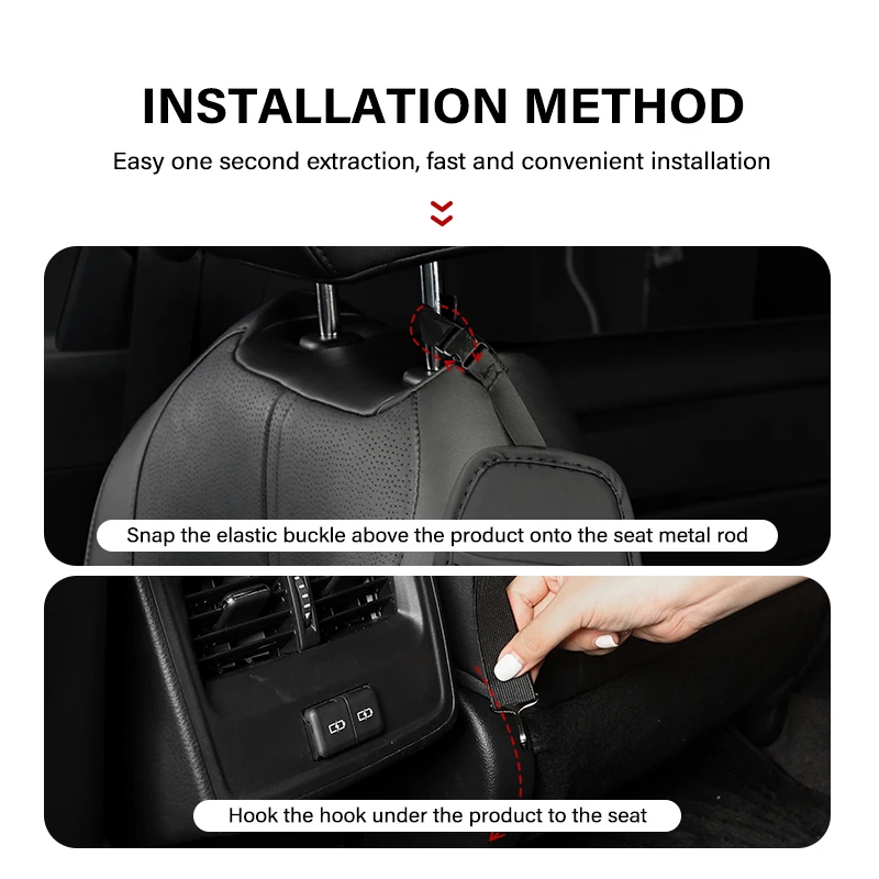 Universal Car Seat Side Storage Hanging Bag Tissue Pocket For MINI Cooper Works R56 F56 R53 R60 Clubman JCW Countryman - view 2