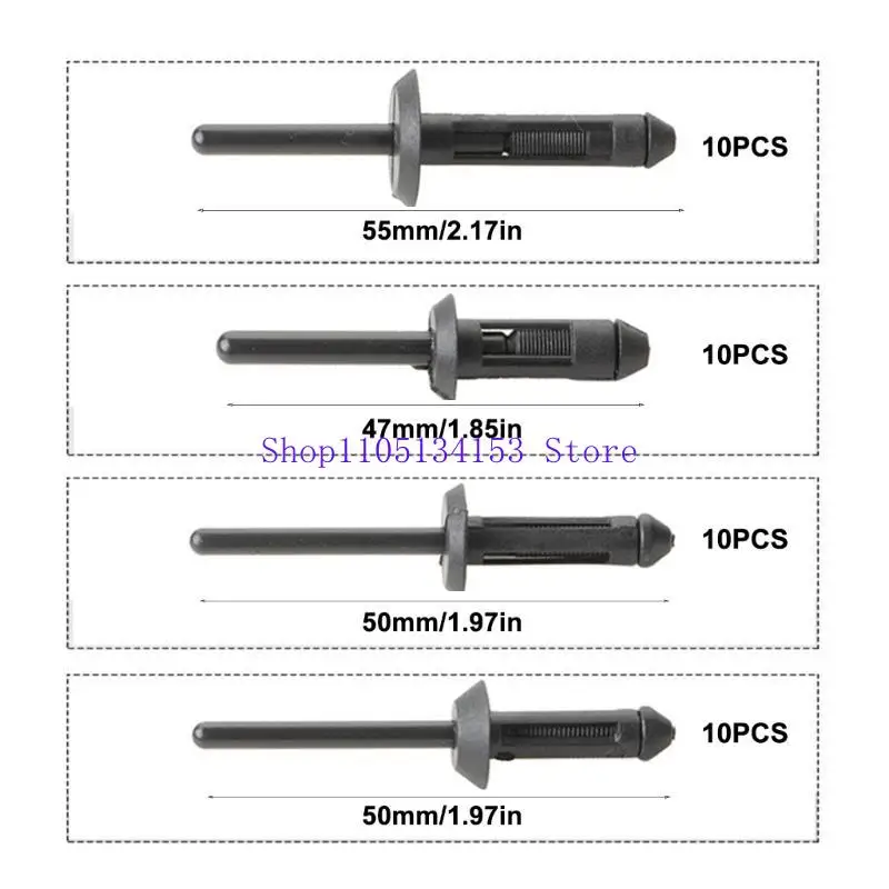 

kl23 41pcs Quick Installs Rivet Tool Tool set Riveting for Home & Auto Repairs