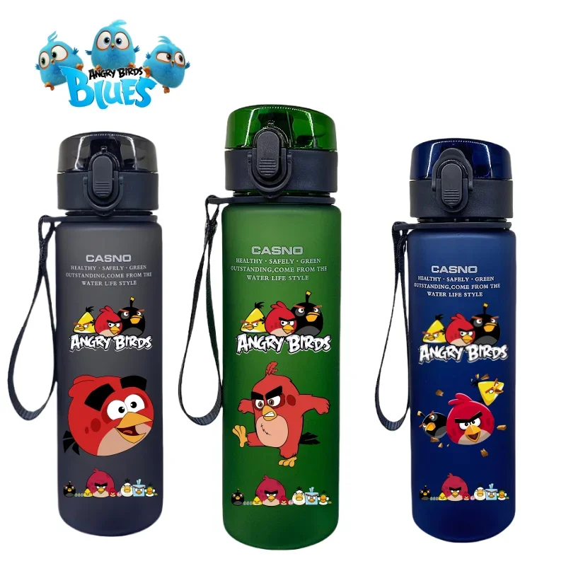 MINISO Angry Birds Water Glasses Student Sports Kettle Mountaineering Trip Fitness Water Bottle Holiday Gifts Perimeter Anime