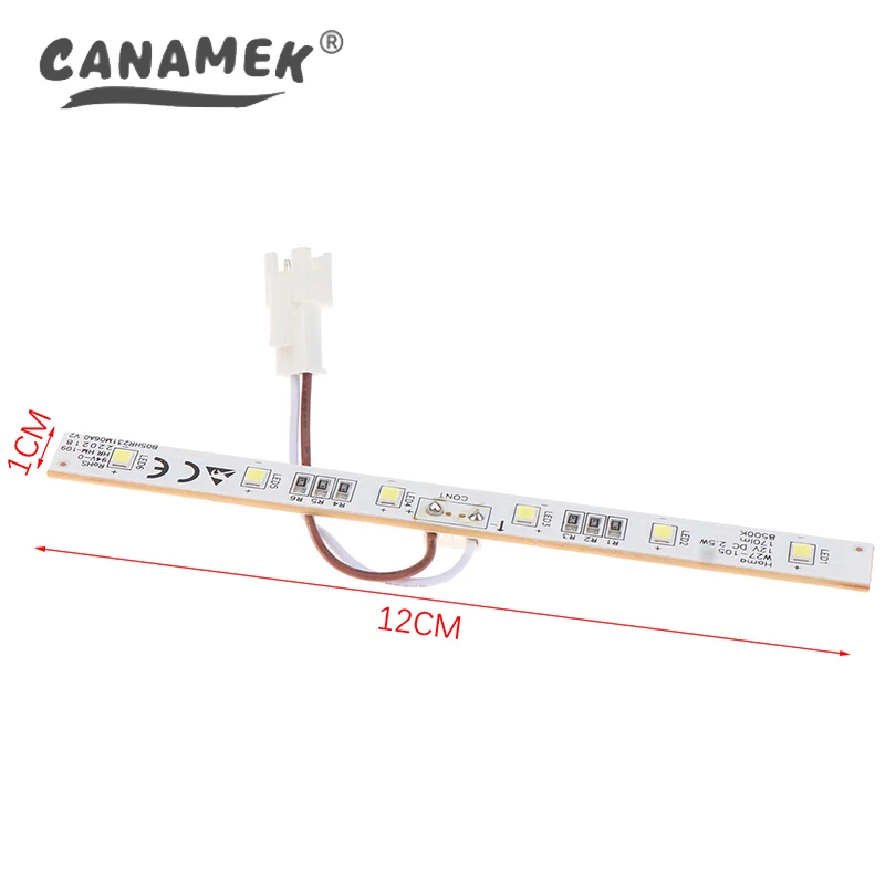 Imagem -06 - Led Light Strip para Geladeira Doméstica Eletrodomésticos de Cozinha Acessórios Faça Você Mesmo W27105 Iluminação por Refrigeração