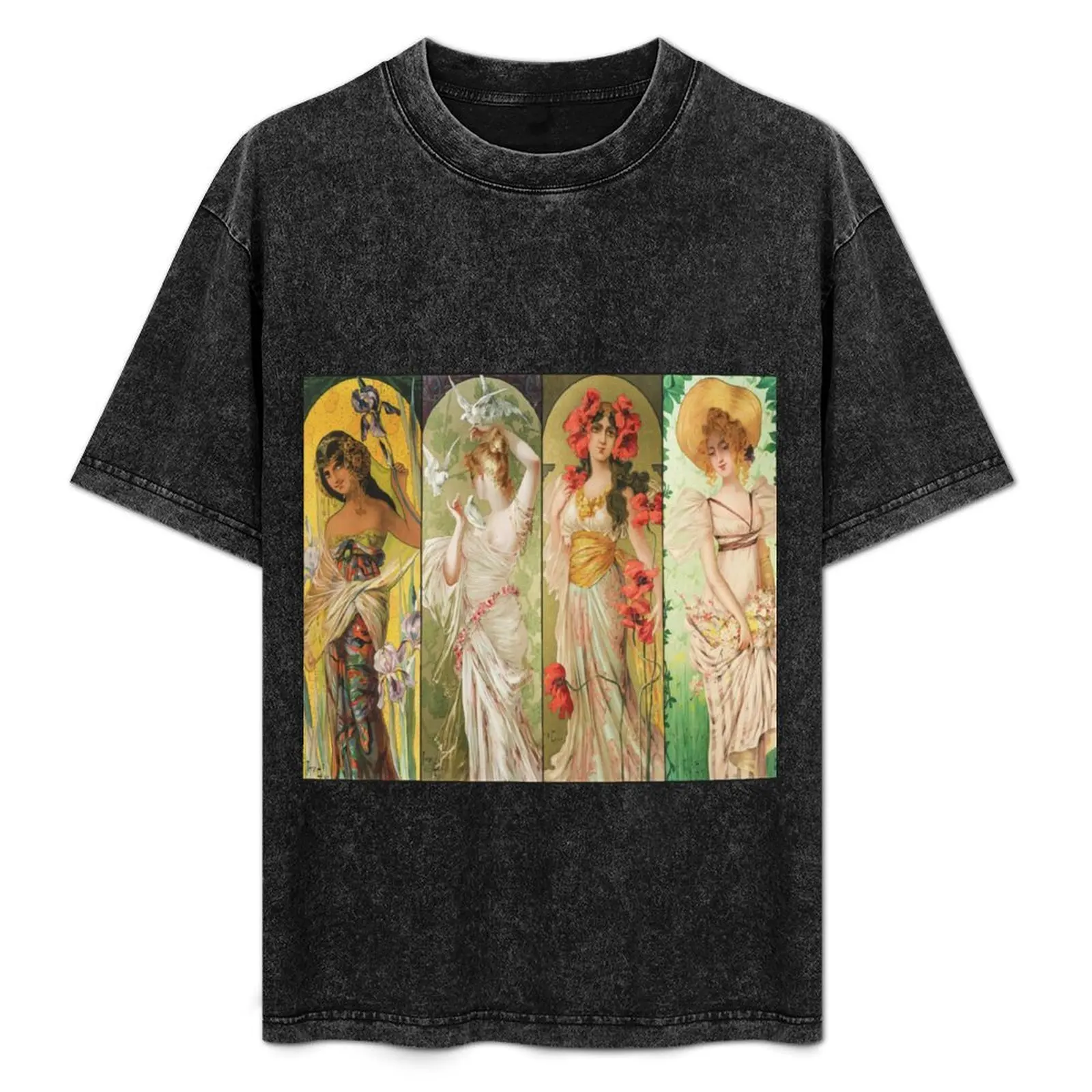 

alfons mucha digital painting for sale T-Shirt Comfort Stretch Tee Shirt