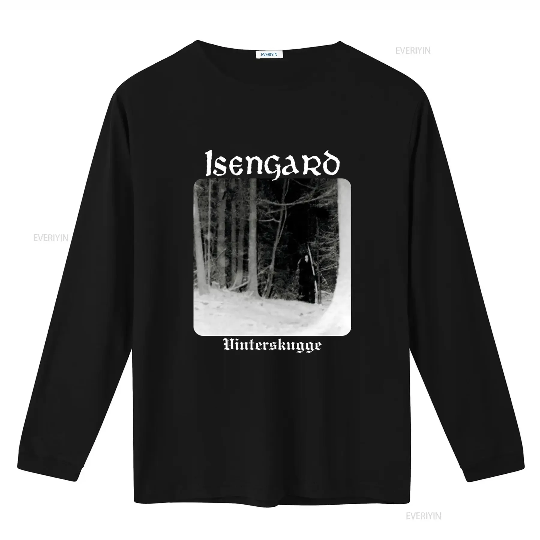 ISENGARD Vinterskugge Winter Forest T Shirt Unique Gothic Design for Men and Women vintage Washed Top For Everyday Wear