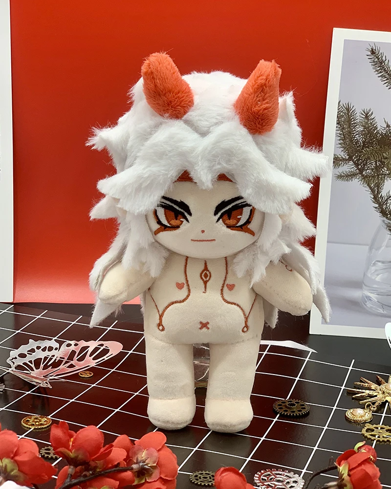 Free Ship Genshin Impact Arataki Itto Plushiem 20cm Plush Doll Body With Clothes Cosplay Toy