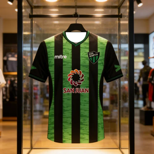 

San Martín De San Juan 2022 Home 3D Printed Soccer Jersey Adult Kids Athleisure T-Shirt Family Summer Quick-dry Soft Lightweight