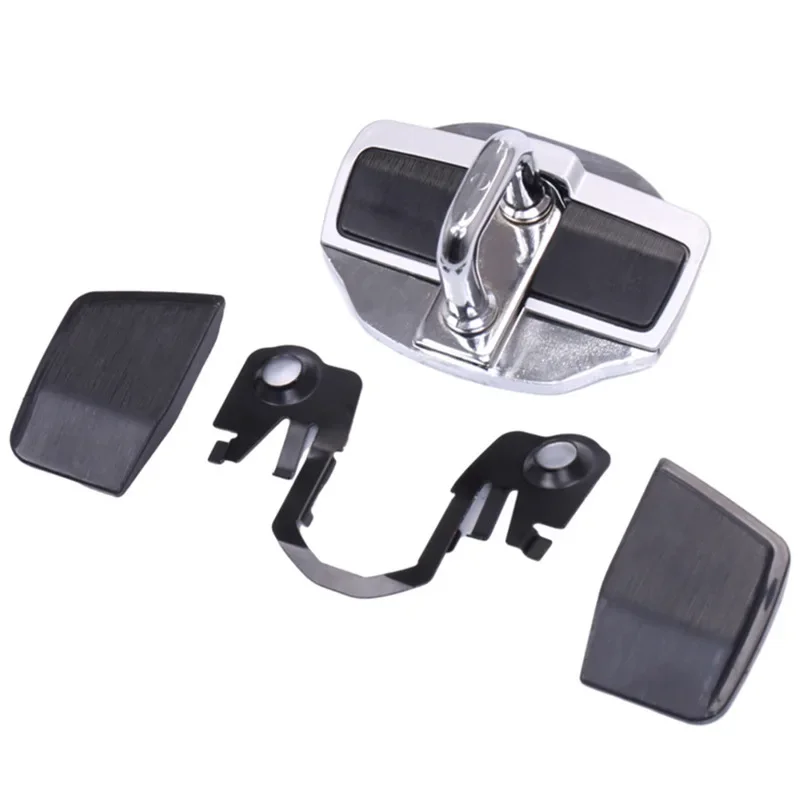 1 Sets TRD Door Stabilizer Door Lock Protector Latches Stopper Cover For-Lexus-Toyota Series Eliminate Abnormal Space