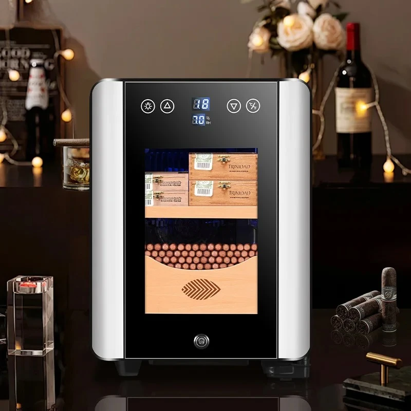 ZML moisturizing box temperature control moisturizing cabinet cedar wood shelf household cabinet