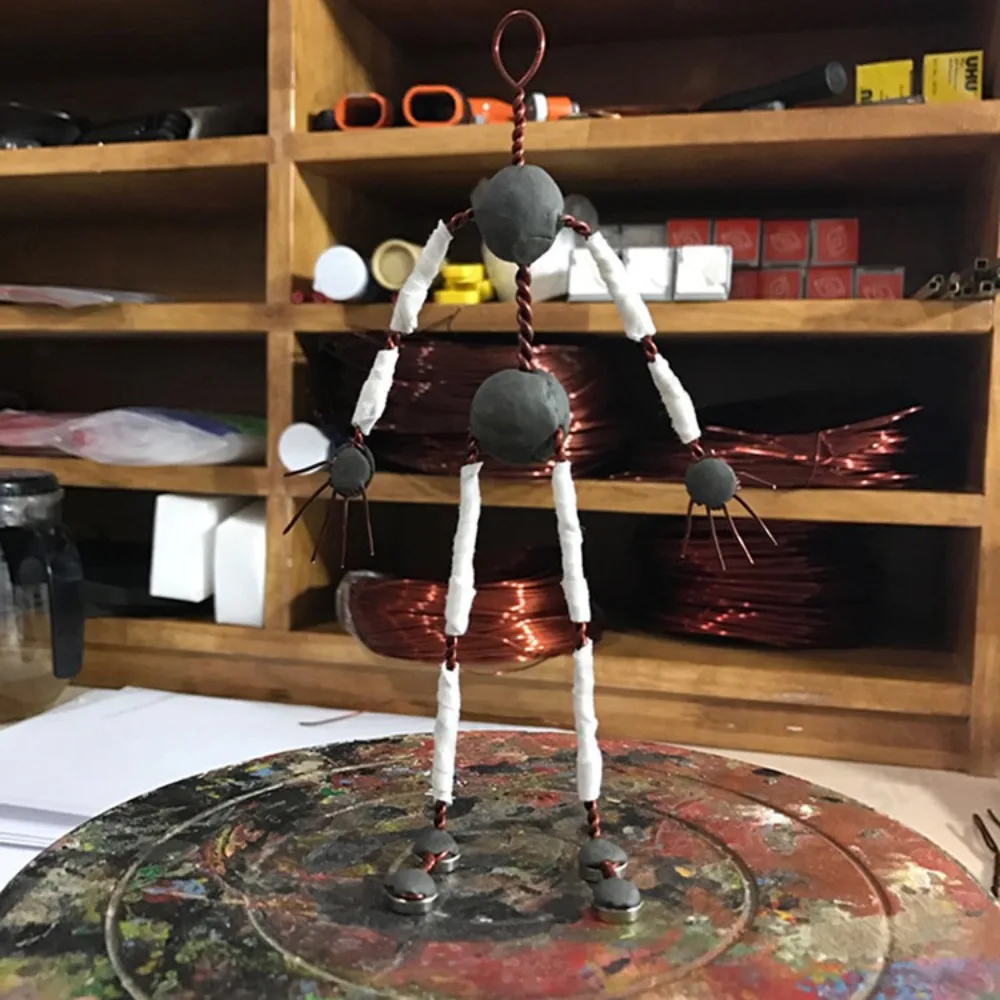Aluminum Wire Skeleton for Stop Motion Animation, Simple Metal Armature for Doll Making, Animation Figure Skeleton Frame
