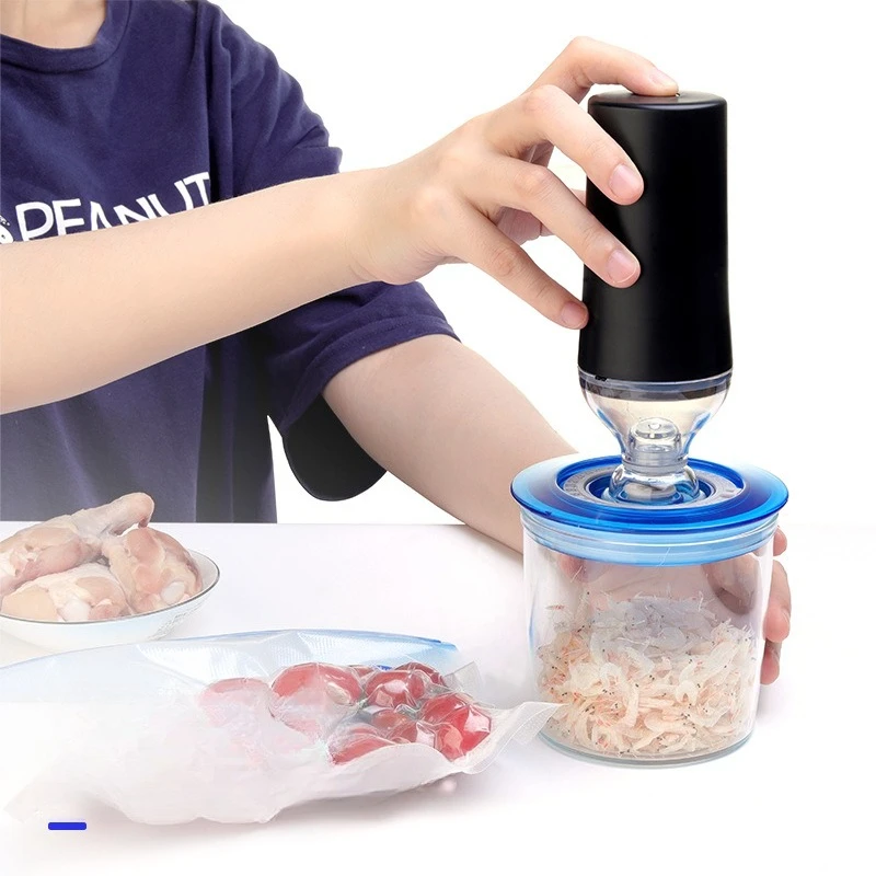 

Handheld small vacuum machine, outdoor portable, vacuum sealed bag air pump, food preservation machine