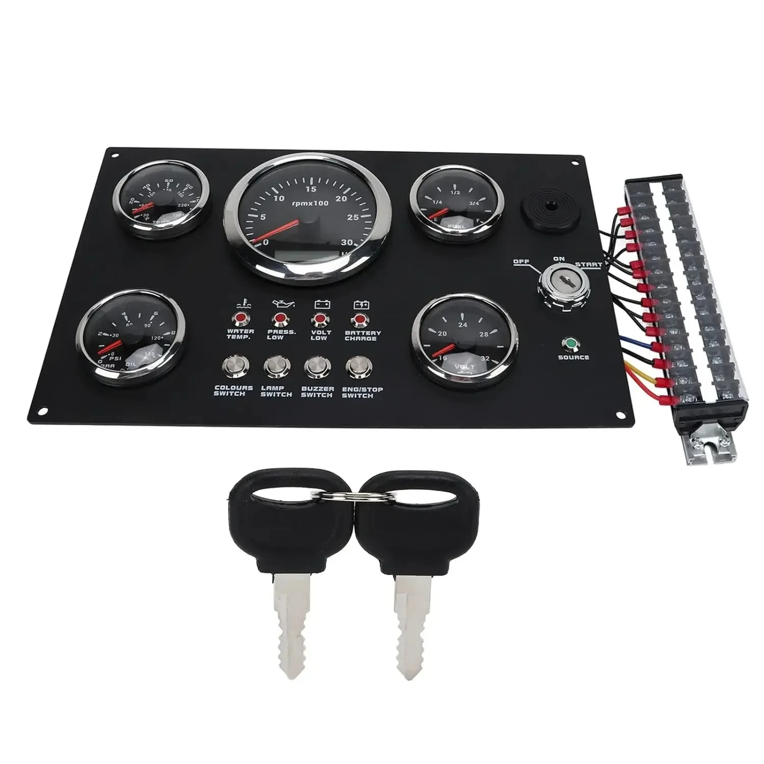 

12V Boat Instrument Marine Gauge Panel