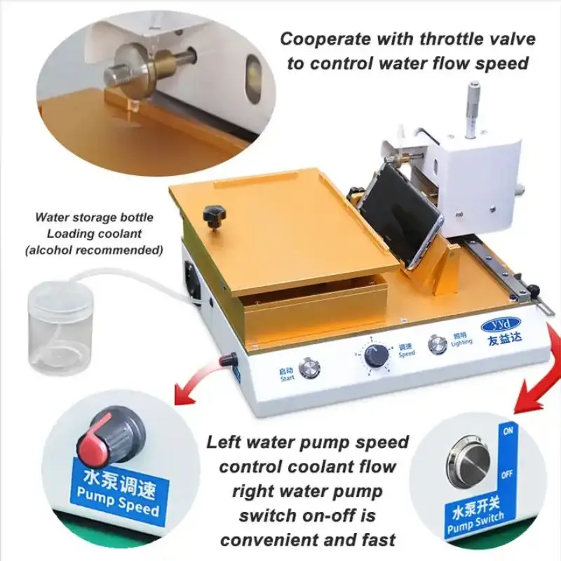 YYD Smart Mobile Phone Protective Film Cutting Machine Manipulate Cell Phone Screen Protector Machine