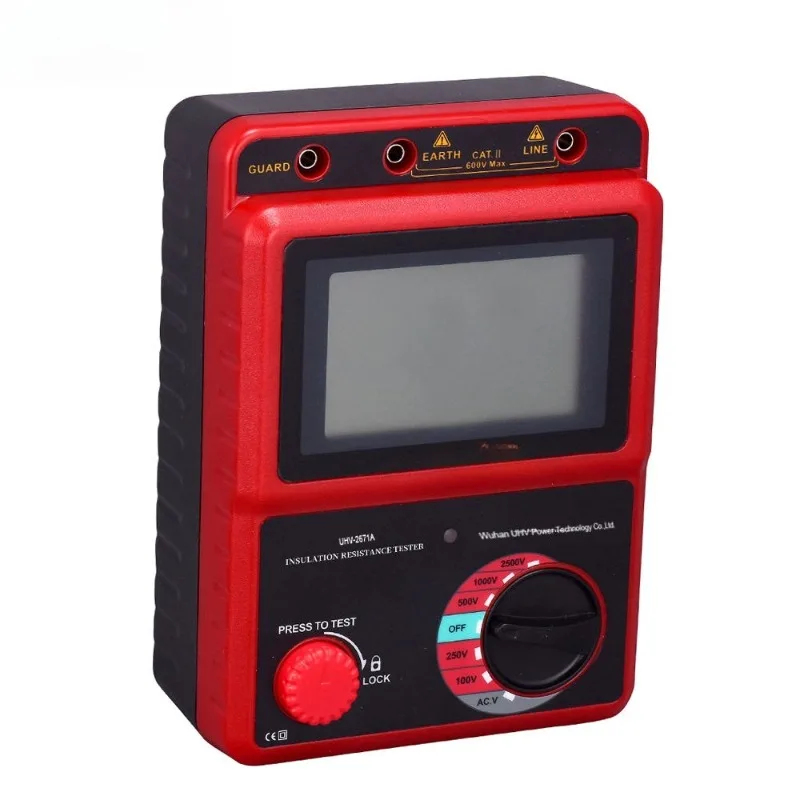 AR907A+ Digital Insulation Tester Megohmmeter 250V 500V 1000V Resistance Meter for Electric Motor Wire Test