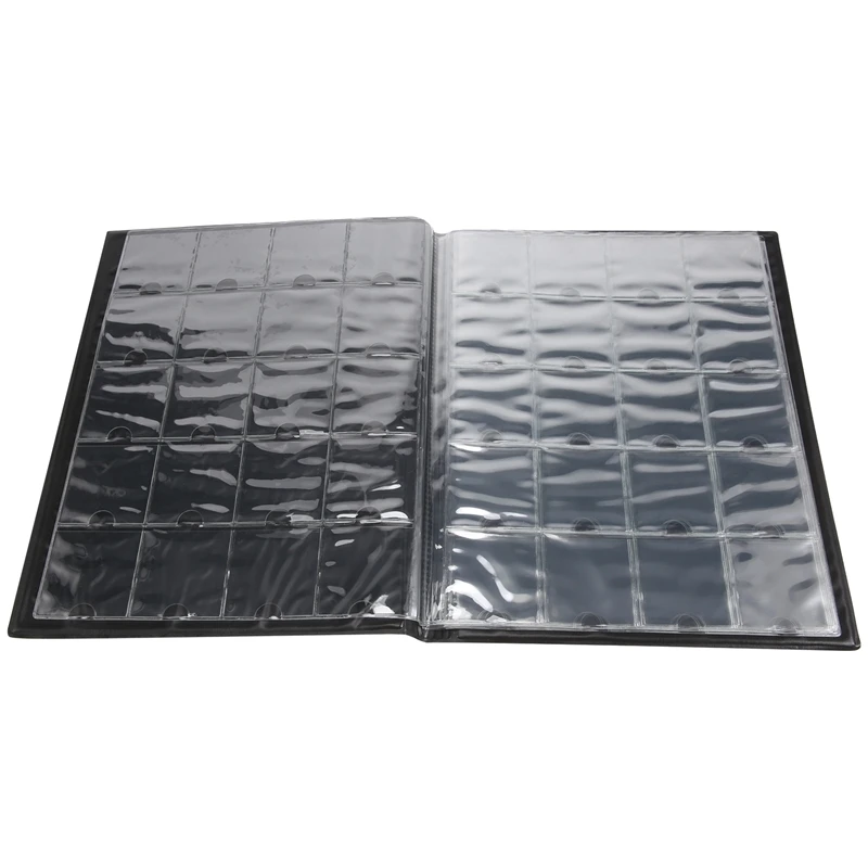 PCCB High Quality Put 200 Pcs Coins Album For Fit Cardboard Coin Holders Professional Coin Collection Book(Color Random)