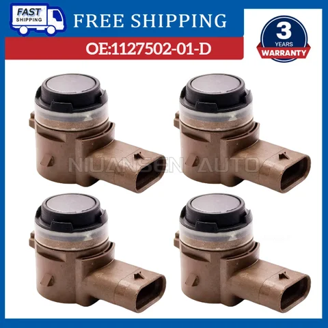 전방 좌측 후방 우측 주차 보조 센서 범퍼, 2016 2021 테슬라 모델 3 S X Y 112750201D 1127502-01-D, 1127502-01-C