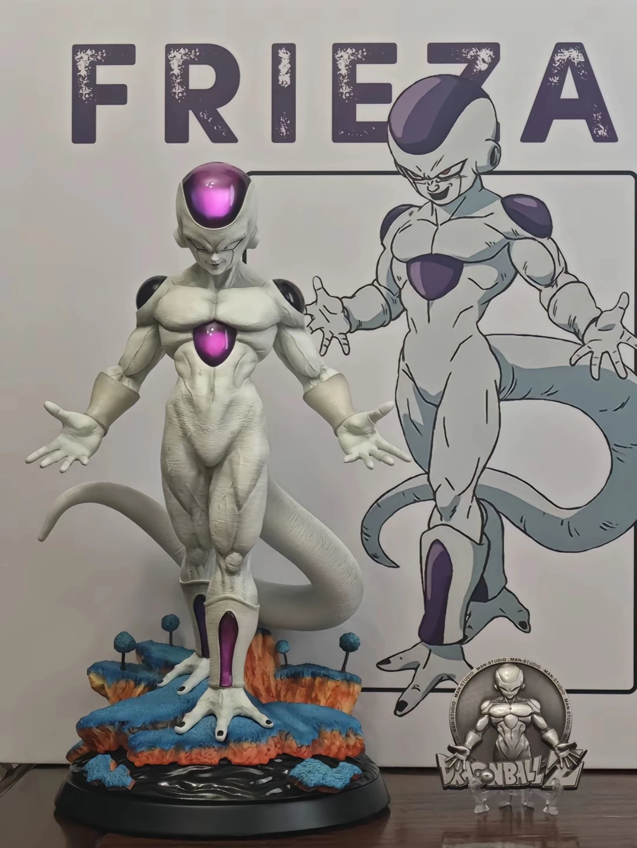 

YS studio Frieza Fourth Form Person figure dragon ballz Ssj3 Broly Anime Figures Villain Movable PVC Collection Mode Gifts