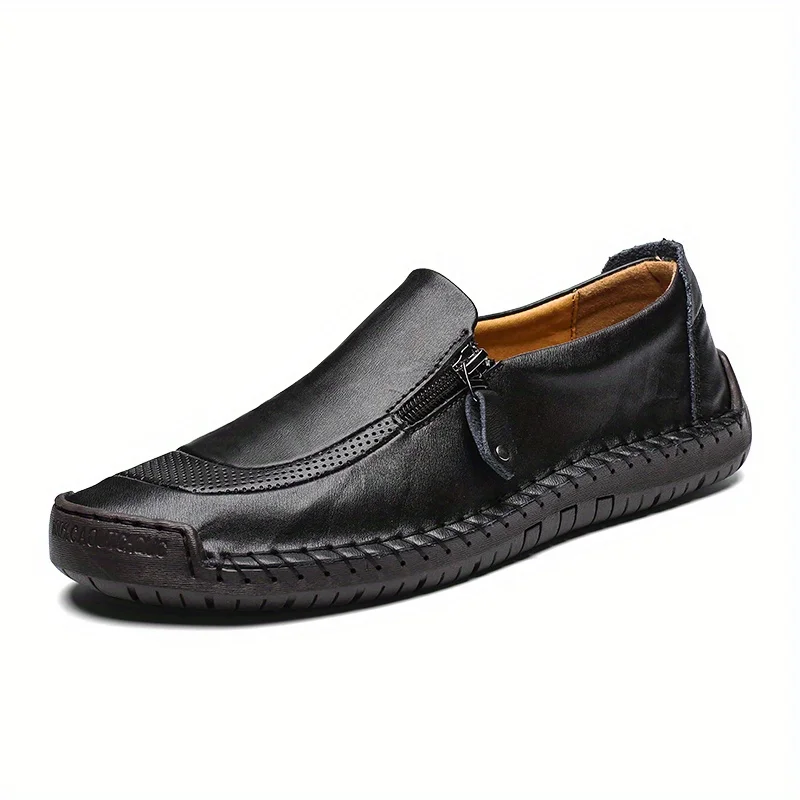 2024 Genuine Leather Shoes Men Loafers Soft Leather Men Casual Shoes New Male Footwear Black Brown Slip-on  Shoes for Men