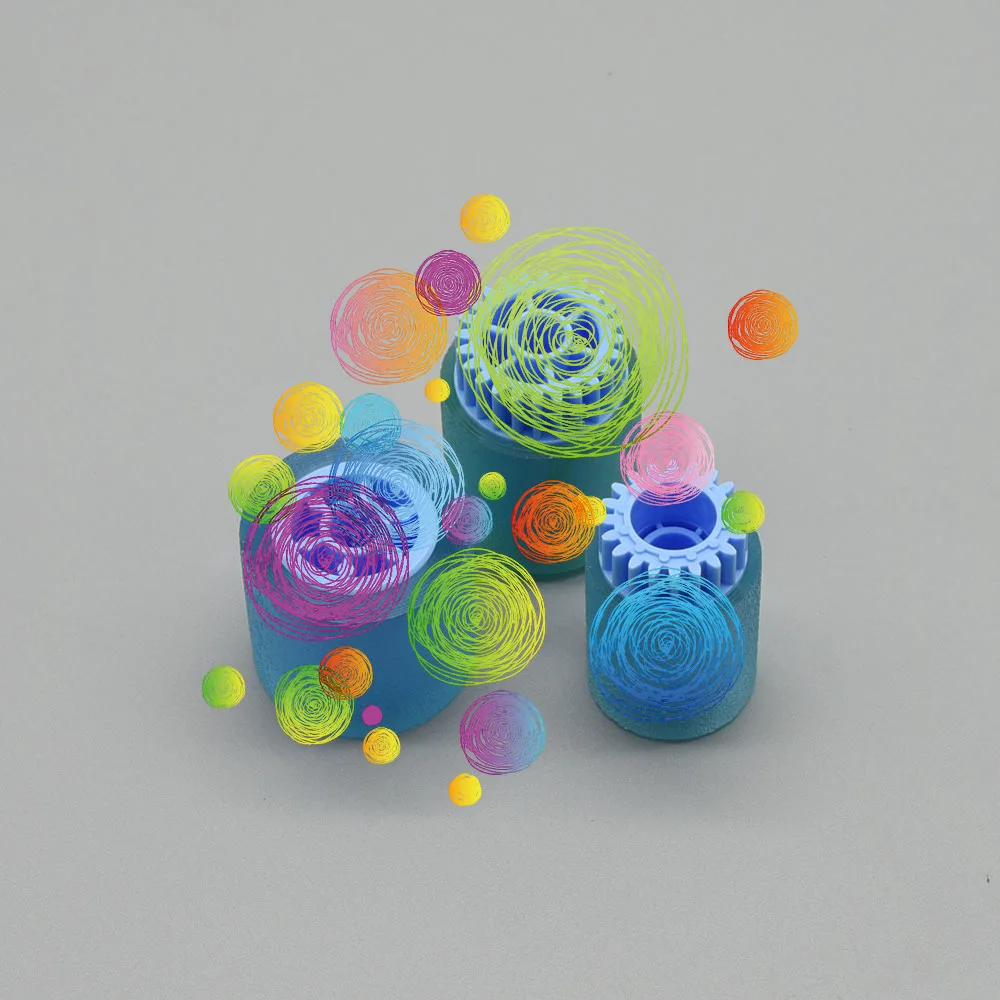 

10SET AF031082 AF030081 AF032080 Paper Feed Separation Pickup Roller for Ricoh 2051 2060 2075 5500 6000 6001 6002 6500 7000 7001