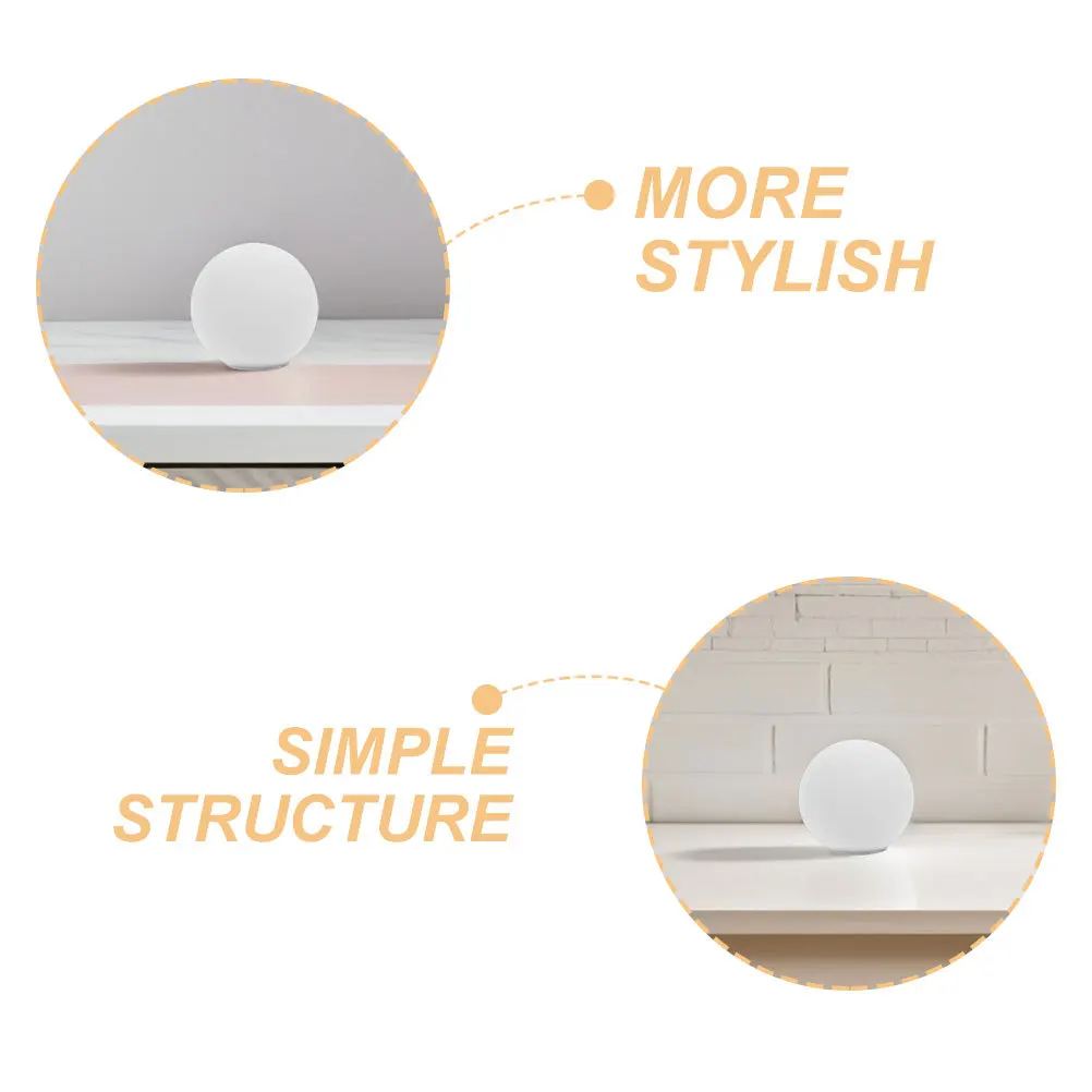 2Pcs Small Lampshade Glass Sphere Design G9 Thread Base 60Mm Diameter for Table Floor Lamp Fixtures Decorative Hanging Light