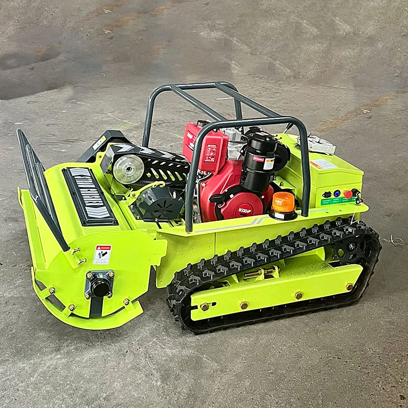 Customizable intelligent remote-controlled self-propelled lawnmower, tracked farm all-terrain lawnmower, industrial grade