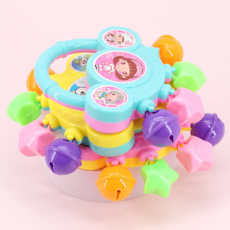 Kinder Cartoon Baby Spielzeug Hand Schütteln Knackige Klingeln Glocke kinder Frühe Bildung Hören Praxis Spielzeug 0-12 Monate kleinkind Spielzeug