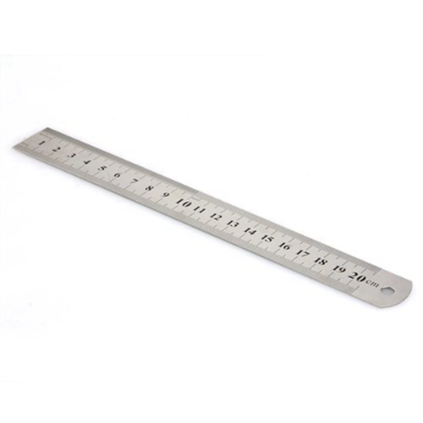 2X Vintage Stainless Steel Ruler Rule Scale Machinist Tools 20CM-AT36