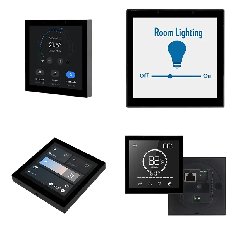 Portworld YC-SM41P AC Power Supply KNX Touch Panel Linux Debian Android 4 Inch Home Automation Central Control Panel