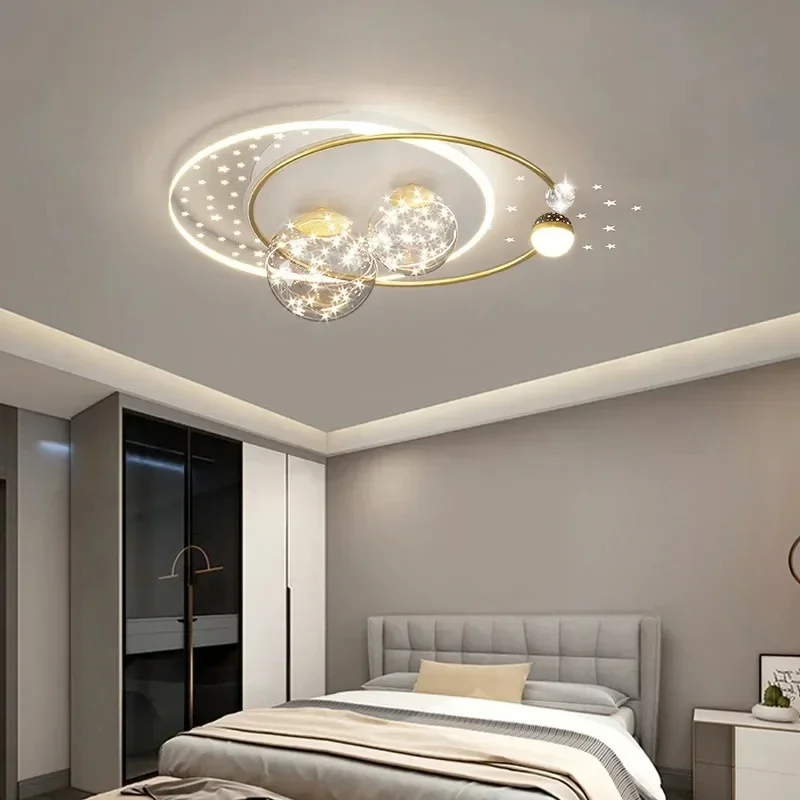 Living Room Bedroom Restaurant Ceiling Chandelier Modern LED Ceiling Lamp Home Decoration Indoor Lighting Fixture Lustre Stylish