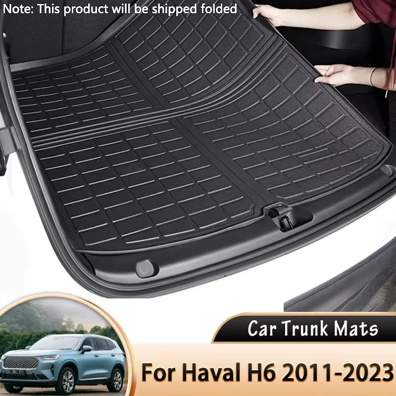 

EVA Car Rear Trunk Mat Waterproof Protective Liner Trunk Tray Floor Mats for Haval H6 Great Wall Hover 2011~2023 2020 2021 2022