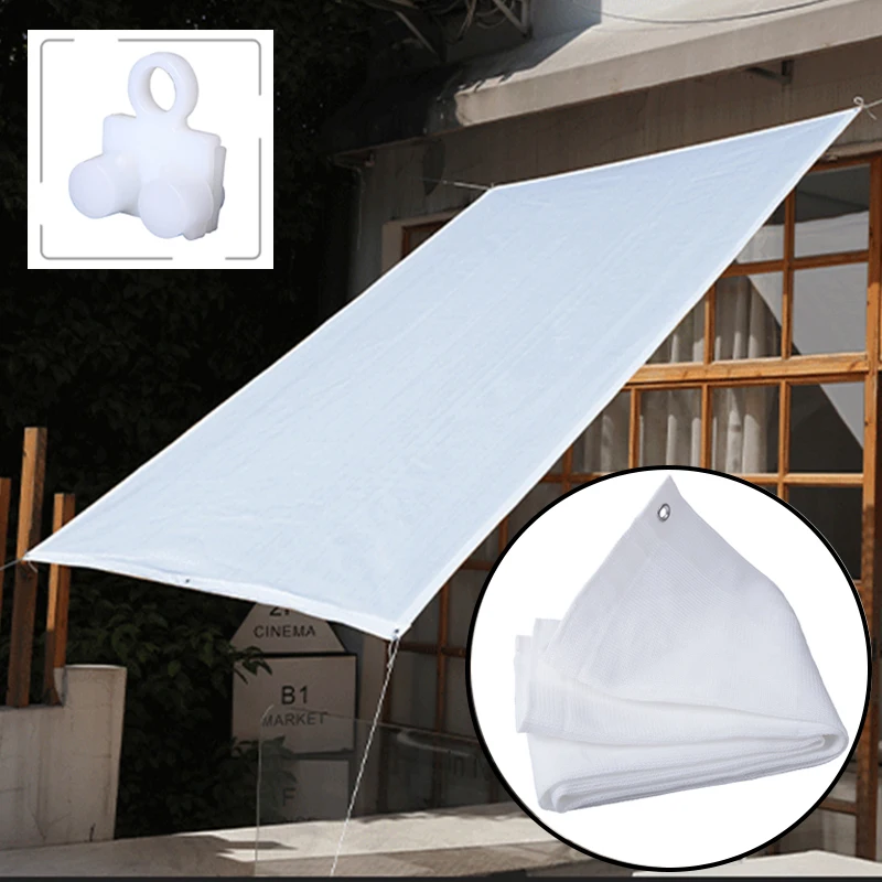 Customizable HDPE Sunshade Net Anti-UV Pergola Sun Canopy Terrace Balcony Privacy Nets Swimming Pool Shading Sail Outdoor Awning