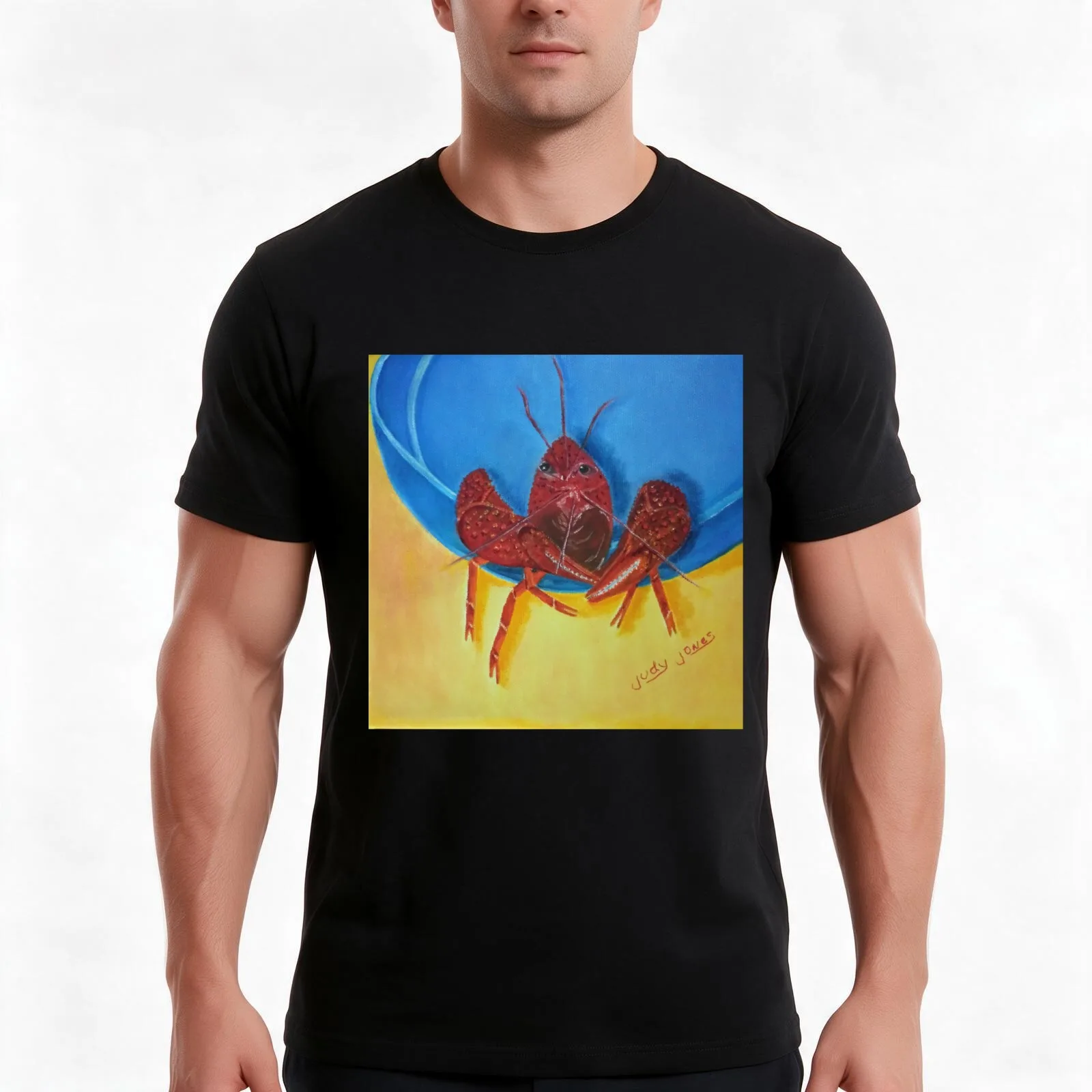 Crawfish Boil T-Shirt, Summer Casual Cotton Tee, Oversized Streetwear Tops, Vintage Graphic Print, Loose Fit Short Sleeve