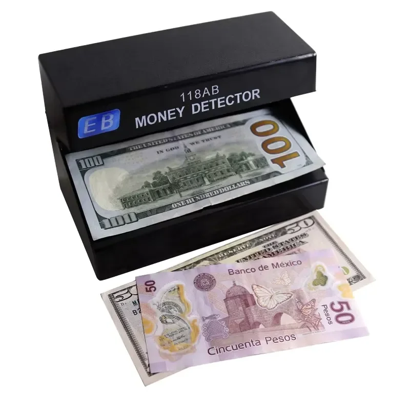 2026 New, High Quality, DC-118AB UV Banknote 365nm Ultraviolet Money Checker for Cash Verification Wholesale Factory