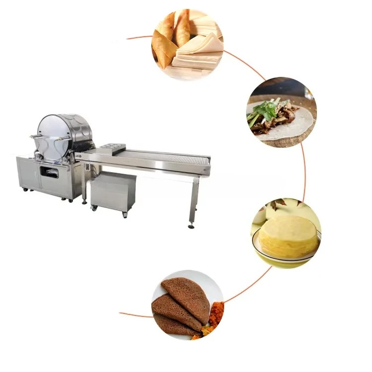 Practical Ethiopian Injera Mitad Electric Wass Crepes Machine Auto Maquina Para Hacer Crepes Mexico Quesadilla Taco Maker