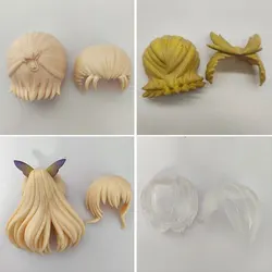 GSC Clay Man Hair white model OB11 doll accessories