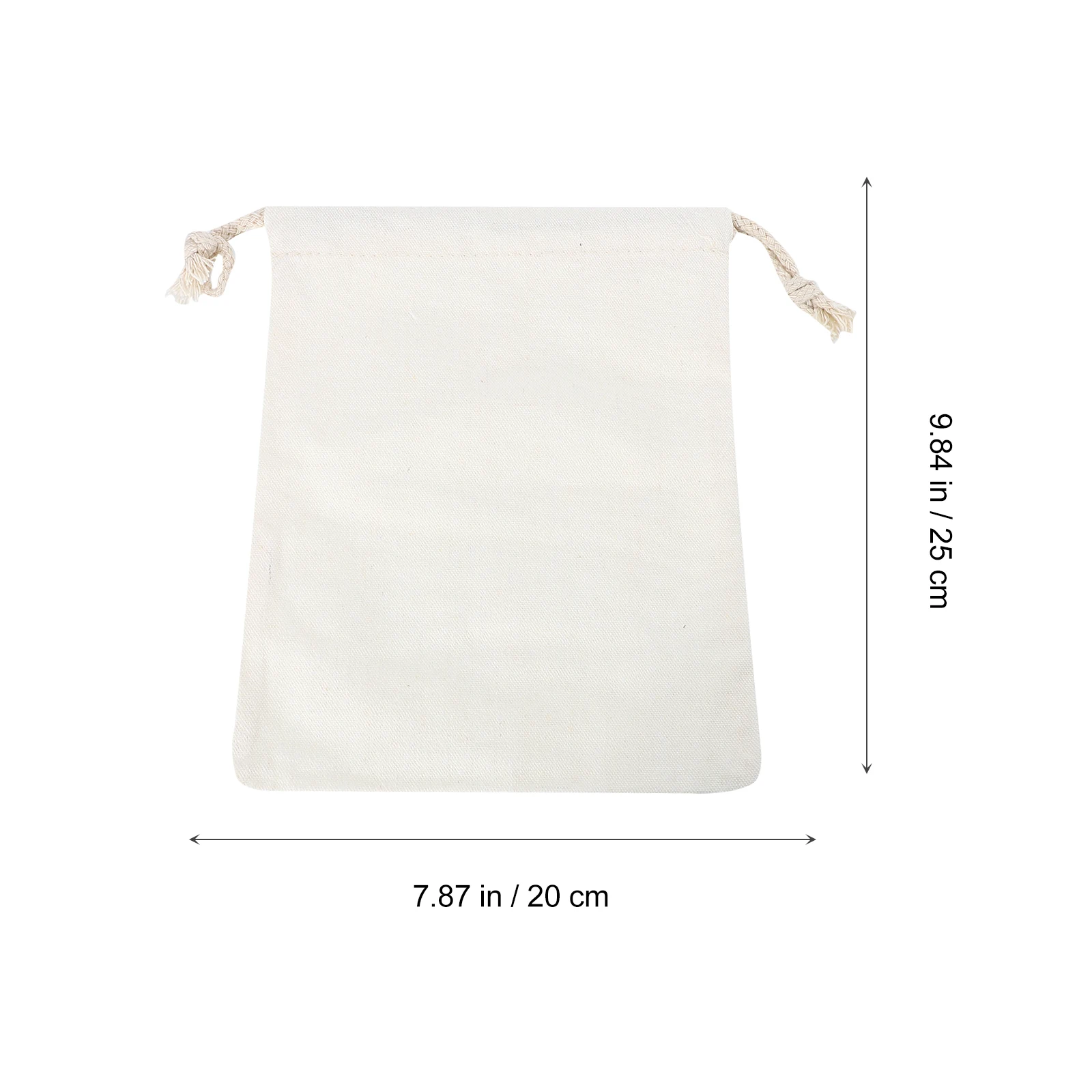 

4 Pcs Drawstring Bag Storage Creative Pocket Gift Portable Canvas Pouch Reception