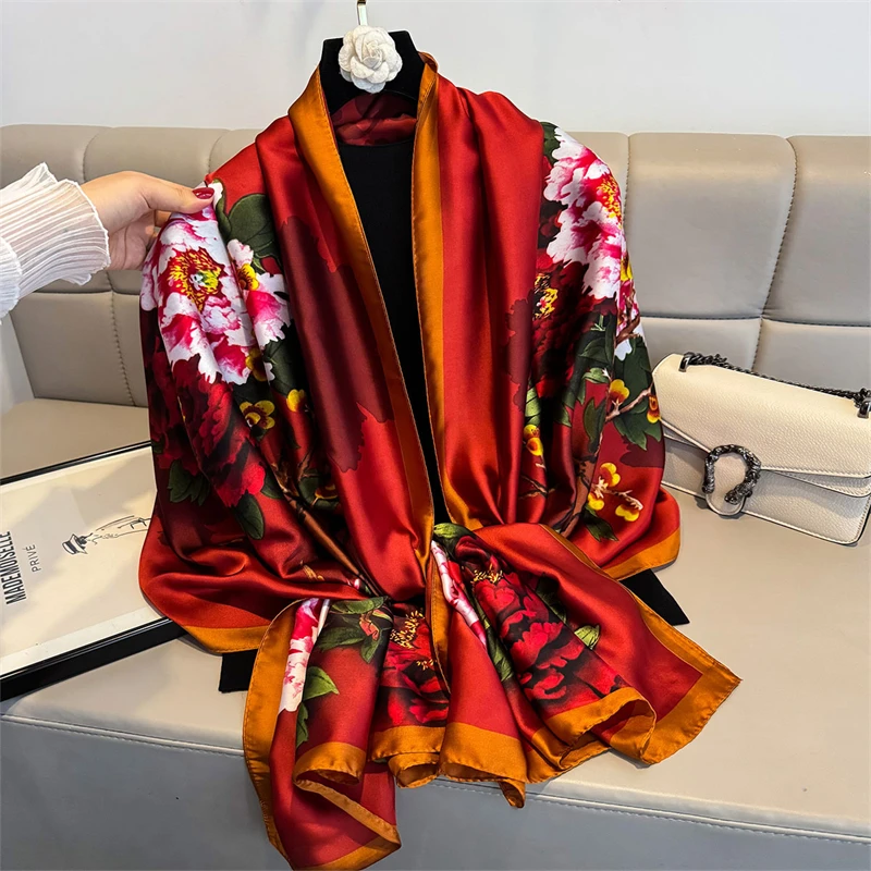 

180*80cm New Brand of luxury Women's luxury Summer Summer Cachecois Soft Women's Women's Escarning Foulard Beach Stole Bandanna