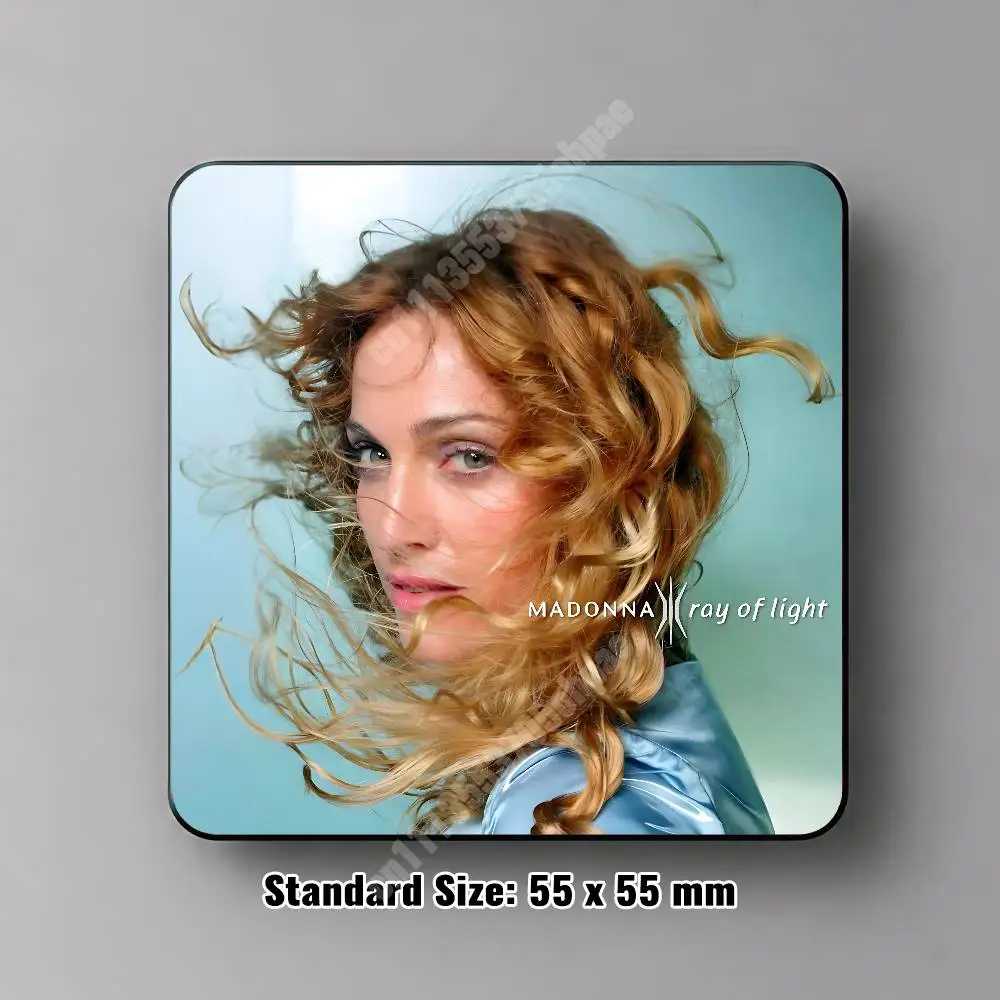 M-Madonna C-Confessions 2 Magnetic Sticker Removable Fridge Decal for Metal Surfaces Magnet Label