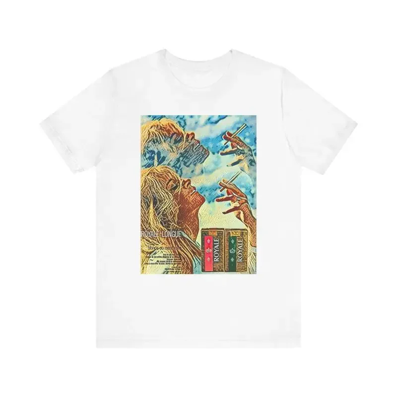Royale Longue Retro Ad Art Print Jersey T Shirt