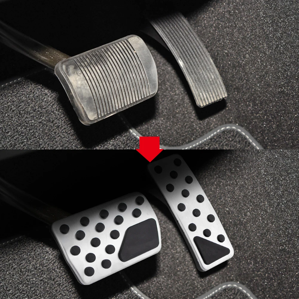 Car Pedals for Jeep Grand Cherokee WK2 Dodge Durango 2011 2012 2013 2014 2015 2016 2017 2018 Gas Brake Pedal Cover Accessories