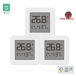 1/2/3PCS Mijia Bluetooth termometro 2 Smart Electric Digital igrometro termometro monitoraggio dell'umidità funziona con il sensore APP Mijia