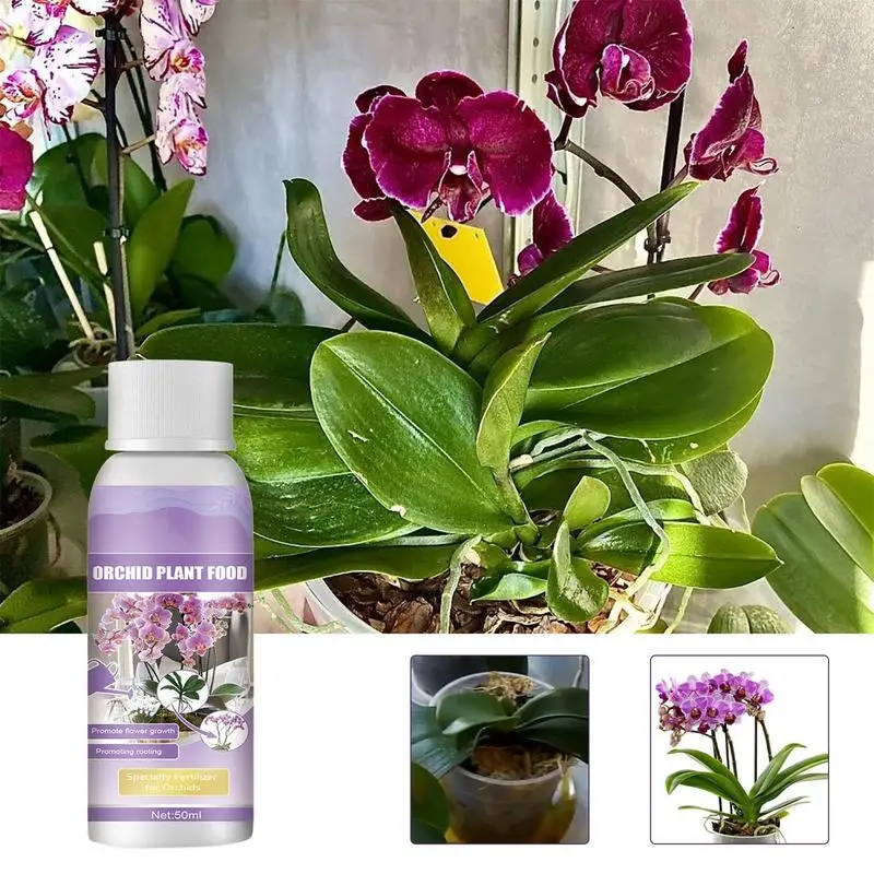 

50ml Orchid Fertilizer Liquid Orchids Plant Concentrated Nutrient Solution Orchid Plant Food for Orchids Acid Loving Houseplants