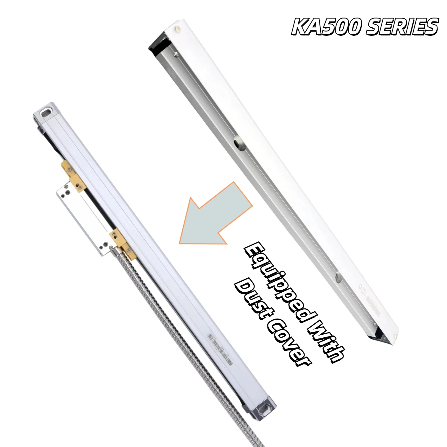 KA500【5um】 70 120 170 220 270 320 370 420mm スリムDROリニアスケール 18x20mm 薄型小型旋盤リニアエンコーダー格子定規センサー