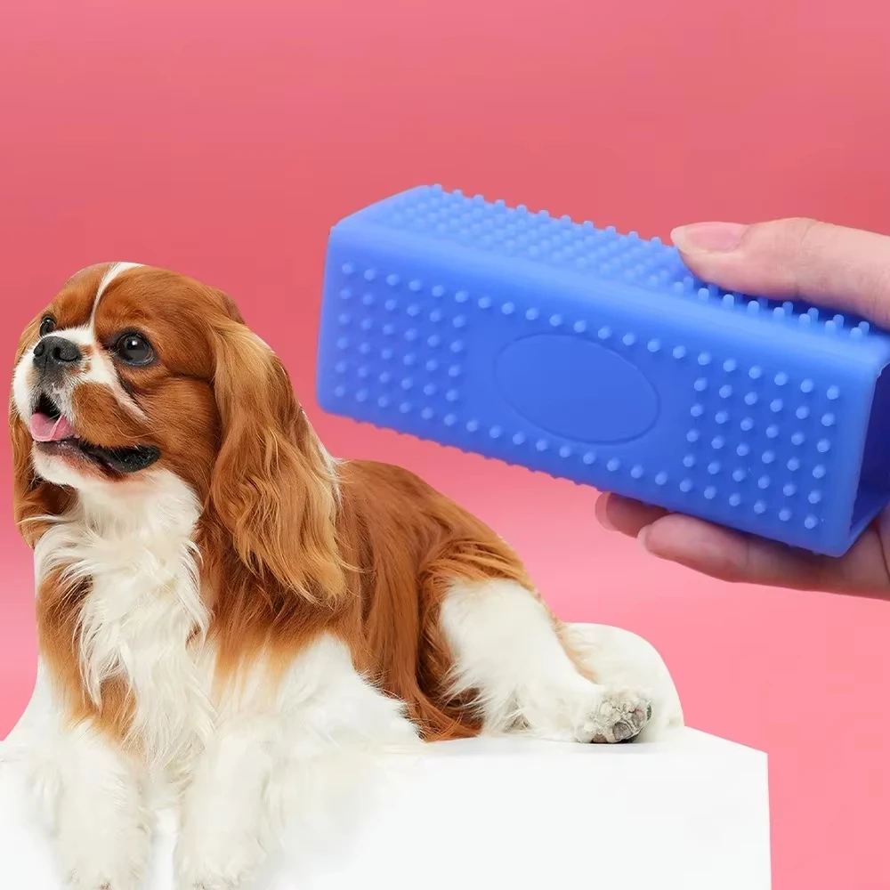 Silikon-Hohlbürste zur Entfernung von Hundehaaren für Autos, Möbel, Teppiche und Kleidung - Reinigungsbürste für Hunde und Haustierzubehör – Detail 5