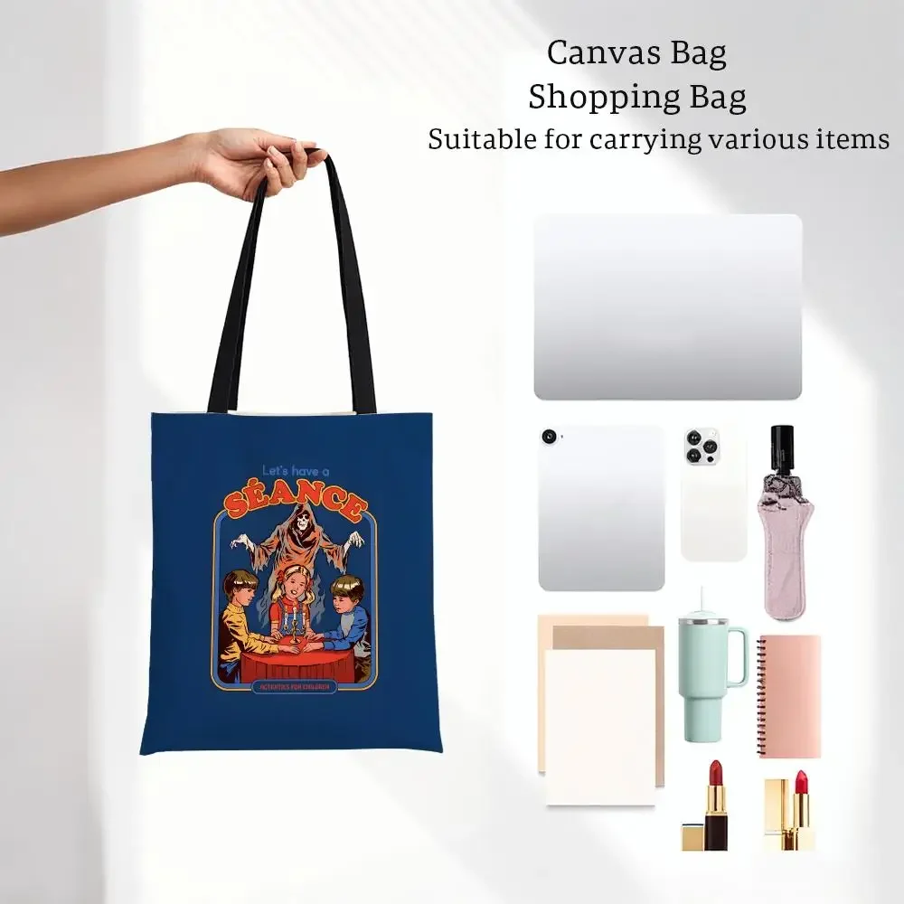 illustration artist S-Steven Rhodes Storage Bags Printed Series Shoulder Bag Portable Daily Lightweight Tote Bag