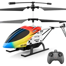 3.5 Channel RC Helicopter with Gyro and LED Light Indoor Plane Alloy Micro Durable Remote Control Mini Drone Toy Gift for Kids